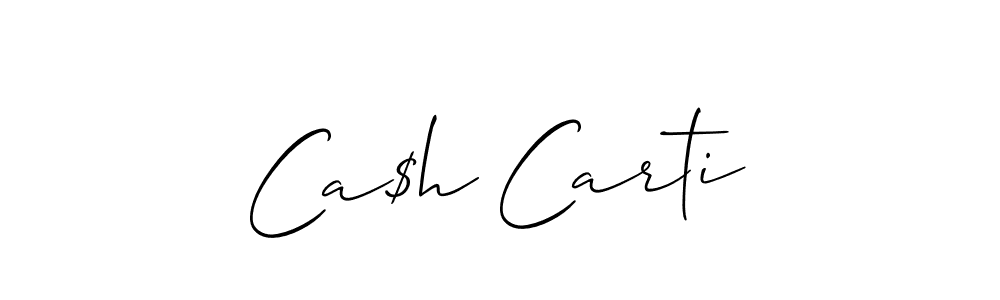 Make a beautiful signature design for name Ca$h Carti. With this signature (Allison_Script) style, you can create a handwritten signature for free. Ca$h Carti signature style 2 images and pictures png