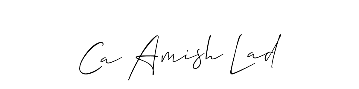 How to Draw Ca Amish Lad signature style? Allison_Script is a latest design signature styles for name Ca Amish Lad. Ca Amish Lad signature style 2 images and pictures png