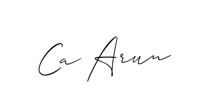 Check out images of Autograph of Ca Arun name. Actor Ca Arun Signature Style. Allison_Script is a professional sign style online. Ca Arun signature style 2 images and pictures png