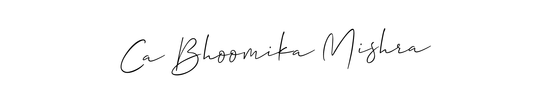 See photos of Ca Bhoomika Mishra official signature by Spectra . Check more albums & portfolios. Read reviews & check more about Allison_Script font. Ca Bhoomika Mishra signature style 2 images and pictures png