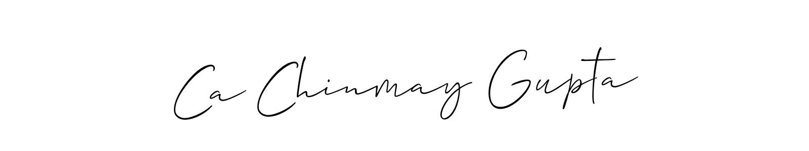 You can use this online signature creator to create a handwritten signature for the name Ca Chinmay Gupta. This is the best online autograph maker. Ca Chinmay Gupta signature style 2 images and pictures png