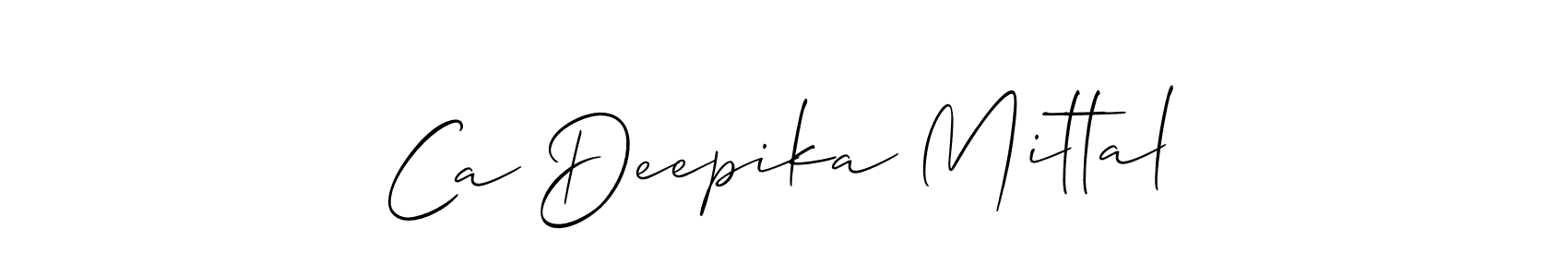 Make a beautiful signature design for name Ca Deepika Mittal. Use this online signature maker to create a handwritten signature for free. Ca Deepika Mittal signature style 2 images and pictures png