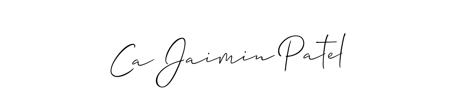 You can use this online signature creator to create a handwritten signature for the name Ca Jaimin Patel. This is the best online autograph maker. Ca Jaimin Patel signature style 2 images and pictures png