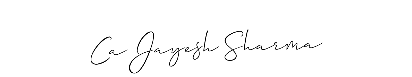 Make a beautiful signature design for name Ca Jayesh Sharma. Use this online signature maker to create a handwritten signature for free. Ca Jayesh Sharma signature style 2 images and pictures png