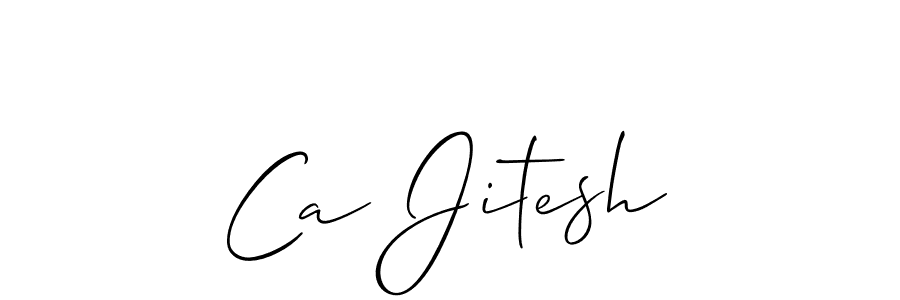 Make a beautiful signature design for name Ca Jitesh. Use this online signature maker to create a handwritten signature for free. Ca Jitesh signature style 2 images and pictures png