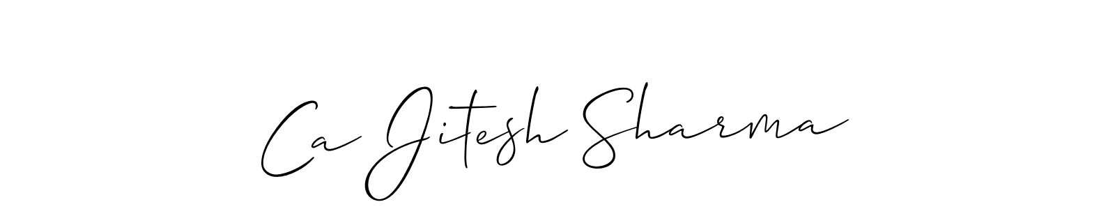 Once you've used our free online signature maker to create your best signature Allison_Script style, it's time to enjoy all of the benefits that Ca Jitesh Sharma name signing documents. Ca Jitesh Sharma signature style 2 images and pictures png