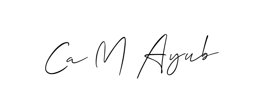 Check out images of Autograph of Ca M Ayub name. Actor Ca M Ayub Signature Style. Allison_Script is a professional sign style online. Ca M Ayub signature style 2 images and pictures png