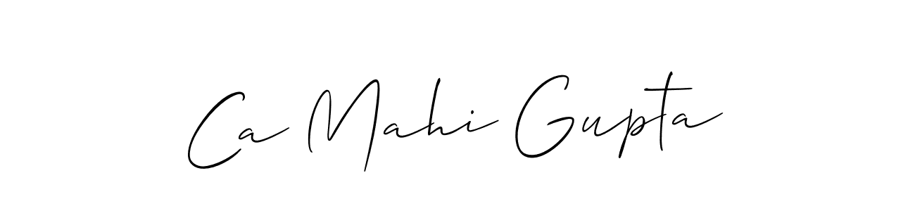 Best and Professional Signature Style for Ca Mahi Gupta. Allison_Script Best Signature Style Collection. Ca Mahi Gupta signature style 2 images and pictures png