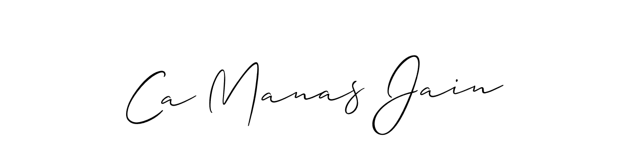 Check out images of Autograph of Ca Manas Jain name. Actor Ca Manas Jain Signature Style. Allison_Script is a professional sign style online. Ca Manas Jain signature style 2 images and pictures png