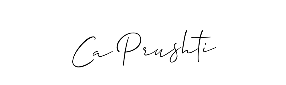 The best way (Allison_Script) to make a short signature is to pick only two or three words in your name. The name Ca Prushti include a total of six letters. For converting this name. Ca Prushti signature style 2 images and pictures png