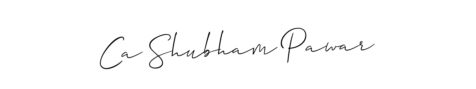 Make a beautiful signature design for name Ca Shubham Pawar. Use this online signature maker to create a handwritten signature for free. Ca Shubham Pawar signature style 2 images and pictures png