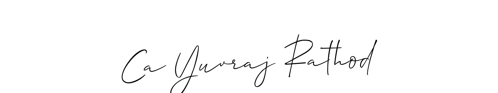 Best and Professional Signature Style for Ca Yuvraj Rathod. Allison_Script Best Signature Style Collection. Ca Yuvraj Rathod signature style 2 images and pictures png