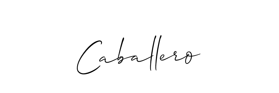 Best and Professional Signature Style for Caballero. Allison_Script Best Signature Style Collection. Caballero signature style 2 images and pictures png