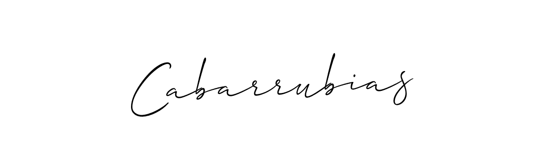 Design your own signature with our free online signature maker. With this signature software, you can create a handwritten (Allison_Script) signature for name Cabarrubias. Cabarrubias signature style 2 images and pictures png