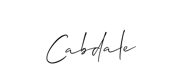Make a short Cabdale signature style. Manage your documents anywhere anytime using Allison_Script. Create and add eSignatures, submit forms, share and send files easily. Cabdale signature style 2 images and pictures png