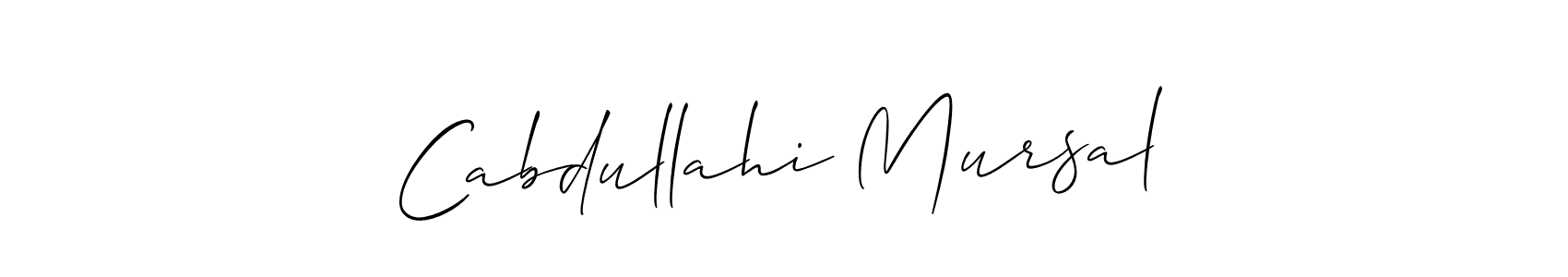 Once you've used our free online signature maker to create your best signature Allison_Script style, it's time to enjoy all of the benefits that Cabdullahi Mursal name signing documents. Cabdullahi Mursal signature style 2 images and pictures png