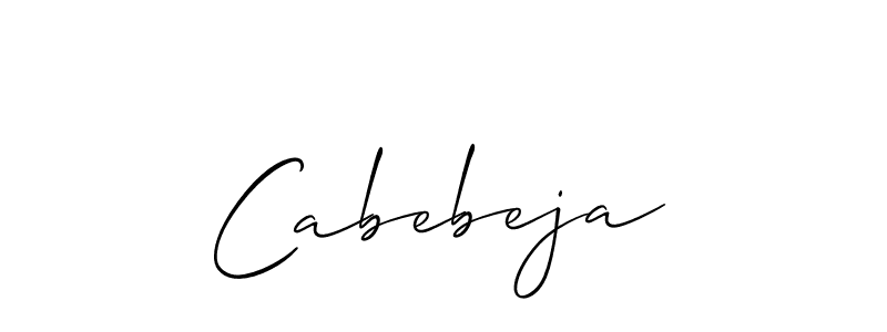 Best and Professional Signature Style for Cabebeja. Allison_Script Best Signature Style Collection. Cabebeja signature style 2 images and pictures png