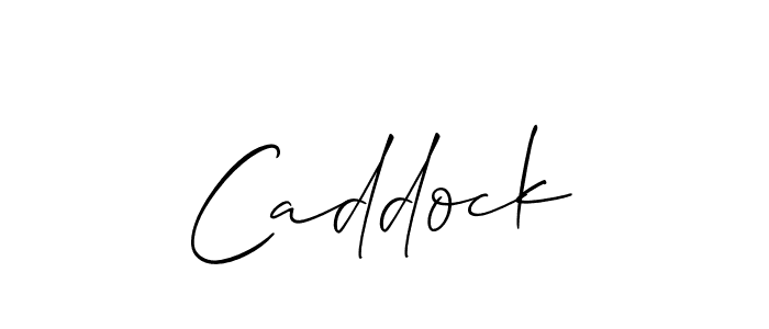You should practise on your own different ways (Allison_Script) to write your name (Caddock) in signature. don't let someone else do it for you. Caddock signature style 2 images and pictures png