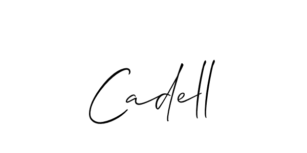 Also we have Cadell name is the best signature style. Create professional handwritten signature collection using Allison_Script autograph style. Cadell signature style 2 images and pictures png