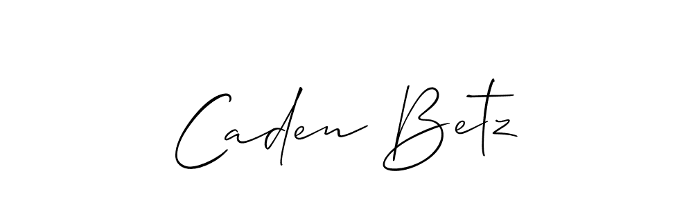 Best and Professional Signature Style for Caden Betz. Allison_Script Best Signature Style Collection. Caden Betz signature style 2 images and pictures png