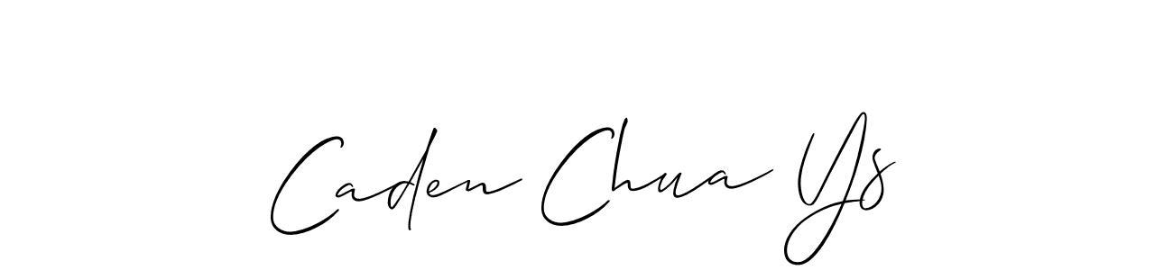 Caden Chua Ys stylish signature style. Best Handwritten Sign (Allison_Script) for my name. Handwritten Signature Collection Ideas for my name Caden Chua Ys. Caden Chua Ys signature style 2 images and pictures png