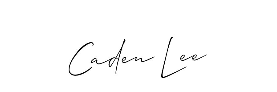 How to make Caden Lee signature? Allison_Script is a professional autograph style. Create handwritten signature for Caden Lee name. Caden Lee signature style 2 images and pictures png