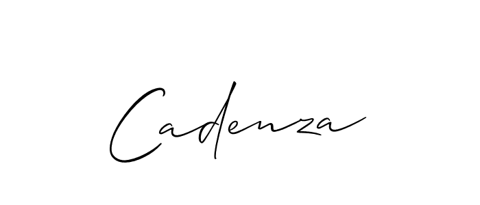 Make a beautiful signature design for name Cadenza. With this signature (Allison_Script) style, you can create a handwritten signature for free. Cadenza signature style 2 images and pictures png