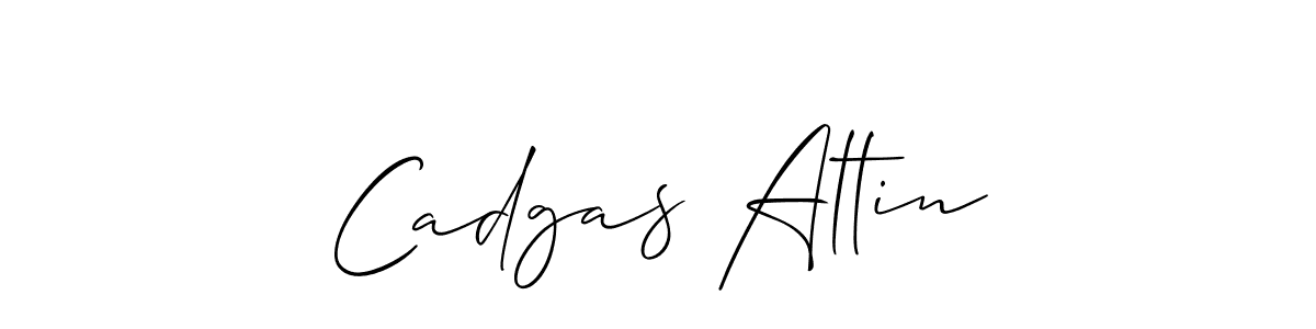 The best way (Allison_Script) to make a short signature is to pick only two or three words in your name. The name Cadgas Altin include a total of six letters. For converting this name. Cadgas Altin signature style 2 images and pictures png