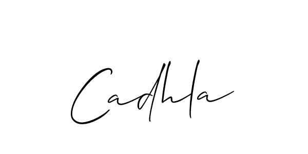 Best and Professional Signature Style for Cadhla. Allison_Script Best Signature Style Collection. Cadhla signature style 2 images and pictures png