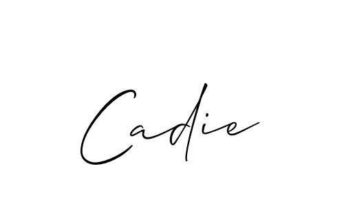 Cadie stylish signature style. Best Handwritten Sign (Allison_Script) for my name. Handwritten Signature Collection Ideas for my name Cadie. Cadie signature style 2 images and pictures png