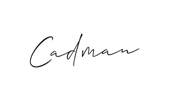 Allison_Script is a professional signature style that is perfect for those who want to add a touch of class to their signature. It is also a great choice for those who want to make their signature more unique. Get Cadman name to fancy signature for free. Cadman signature style 2 images and pictures png