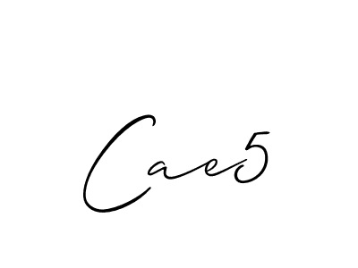 You should practise on your own different ways (Allison_Script) to write your name (Cae5) in signature. don't let someone else do it for you. Cae5 signature style 2 images and pictures png