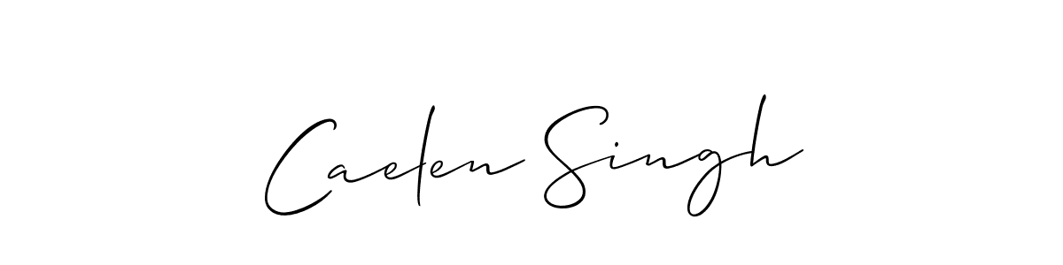 This is the best signature style for the Caelen Singh name. Also you like these signature font (Allison_Script). Mix name signature. Caelen Singh signature style 2 images and pictures png