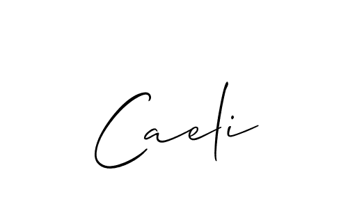if you are searching for the best signature style for your name Caeli. so please give up your signature search. here we have designed multiple signature styles  using Allison_Script. Caeli signature style 2 images and pictures png