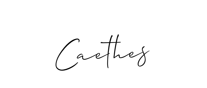 Make a short Caethes signature style. Manage your documents anywhere anytime using Allison_Script. Create and add eSignatures, submit forms, share and send files easily. Caethes signature style 2 images and pictures png