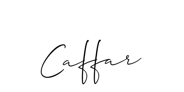 Caffar stylish signature style. Best Handwritten Sign (Allison_Script) for my name. Handwritten Signature Collection Ideas for my name Caffar. Caffar signature style 2 images and pictures png