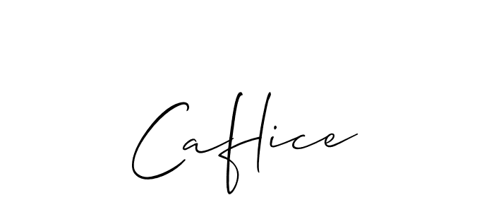 if you are searching for the best signature style for your name Caflice. so please give up your signature search. here we have designed multiple signature styles  using Allison_Script. Caflice signature style 2 images and pictures png