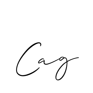 It looks lik you need a new signature style for name Cag. Design unique handwritten (Allison_Script) signature with our free signature maker in just a few clicks. Cag signature style 2 images and pictures png
