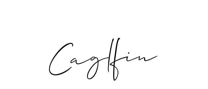 Design your own signature with our free online signature maker. With this signature software, you can create a handwritten (Allison_Script) signature for name Caglfin. Caglfin signature style 2 images and pictures png