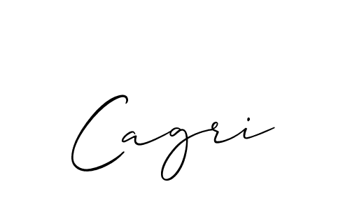 Design your own signature with our free online signature maker. With this signature software, you can create a handwritten (Allison_Script) signature for name Cagri. Cagri signature style 2 images and pictures png