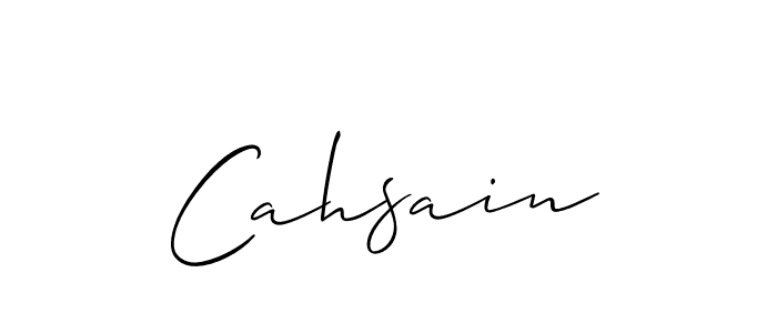 Best and Professional Signature Style for Cahsain. Allison_Script Best Signature Style Collection. Cahsain signature style 2 images and pictures png