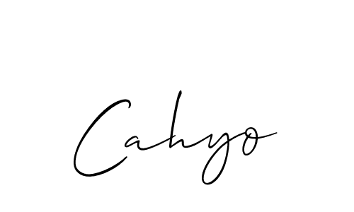 Best and Professional Signature Style for Cahyo. Allison_Script Best Signature Style Collection. Cahyo signature style 2 images and pictures png