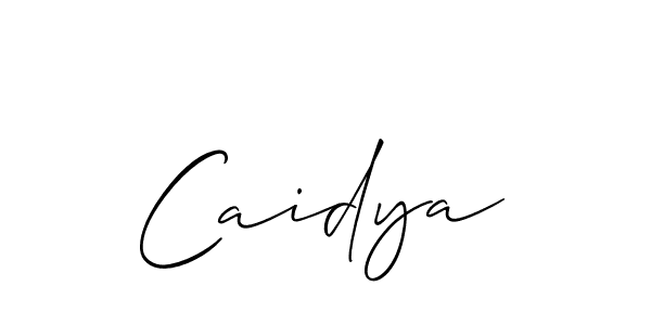 Also we have Caidya name is the best signature style. Create professional handwritten signature collection using Allison_Script autograph style. Caidya signature style 2 images and pictures png