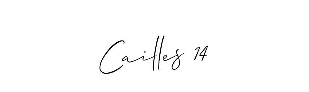 Make a beautiful signature design for name Cailles 14. Use this online signature maker to create a handwritten signature for free. Cailles 14 signature style 2 images and pictures png