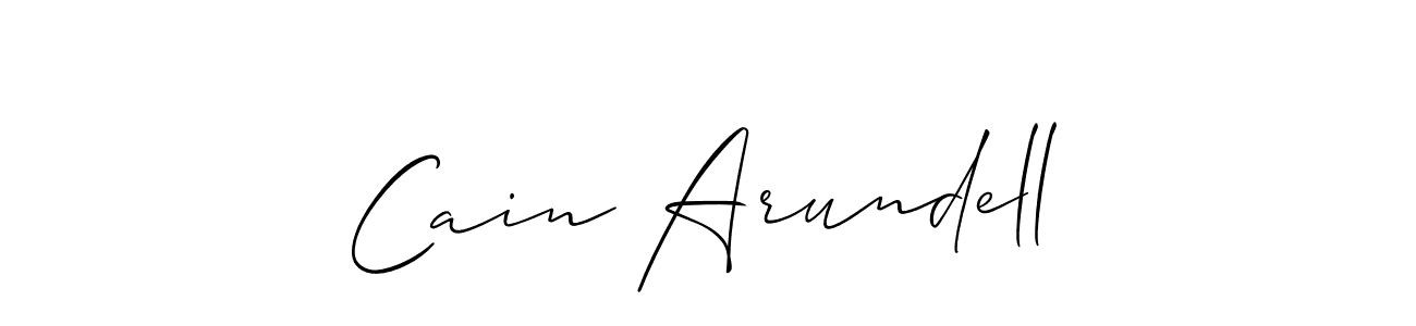 Make a beautiful signature design for name Cain Arundell. Use this online signature maker to create a handwritten signature for free. Cain Arundell signature style 2 images and pictures png