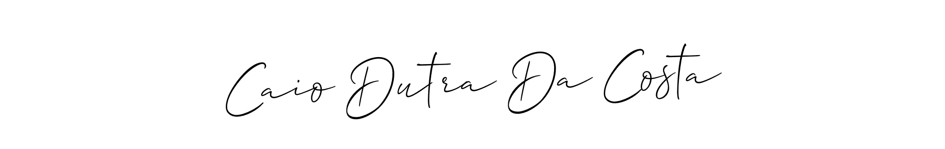 if you are searching for the best signature style for your name Caio Dutra Da Costa. so please give up your signature search. here we have designed multiple signature styles  using Allison_Script. Caio Dutra Da Costa signature style 2 images and pictures png