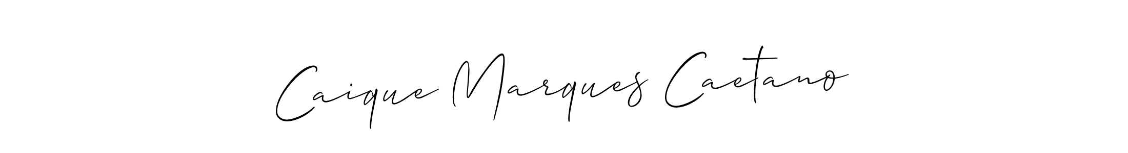 Make a short Caique Marques Caetano signature style. Manage your documents anywhere anytime using Allison_Script. Create and add eSignatures, submit forms, share and send files easily. Caique Marques Caetano signature style 2 images and pictures png