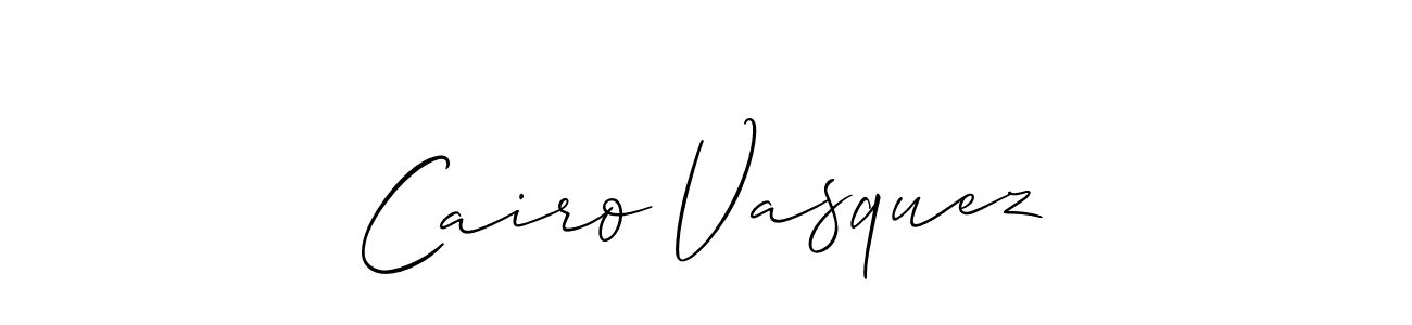 How to Draw Cairo Vasquez signature style? Allison_Script is a latest design signature styles for name Cairo Vasquez. Cairo Vasquez signature style 2 images and pictures png