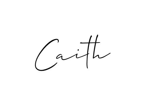 Best and Professional Signature Style for Caith. Allison_Script Best Signature Style Collection. Caith signature style 2 images and pictures png