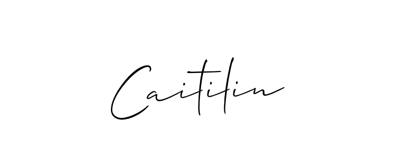 Use a signature maker to create a handwritten signature online. With this signature software, you can design (Allison_Script) your own signature for name Caitilin. Caitilin signature style 2 images and pictures png